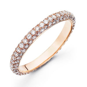 Pavé Stackable Eternity Ring