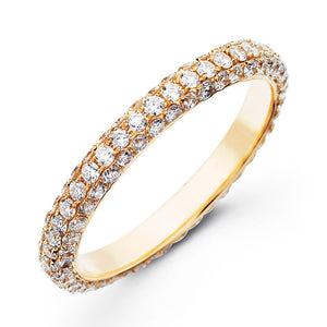 Pavé Stackable Eternity Ring